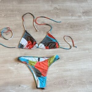 PrettyLittleThing Multicolor Bikini Set